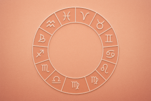 зодиакальный круг с 12 знаками зодиака на светлом нейтральном фоне, гороскоп на 15 февраля 2026 года, воскресенье