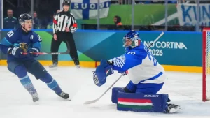 Матч сборных Финляндии и Италии на олимпийском хоккейном турнире 2026 года