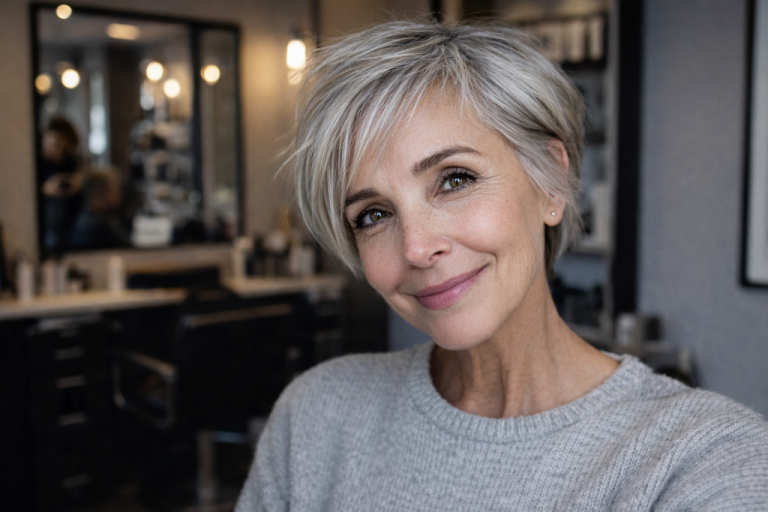 14 стрижек 2026 для женщин 50+, которые добавляют движение и объём