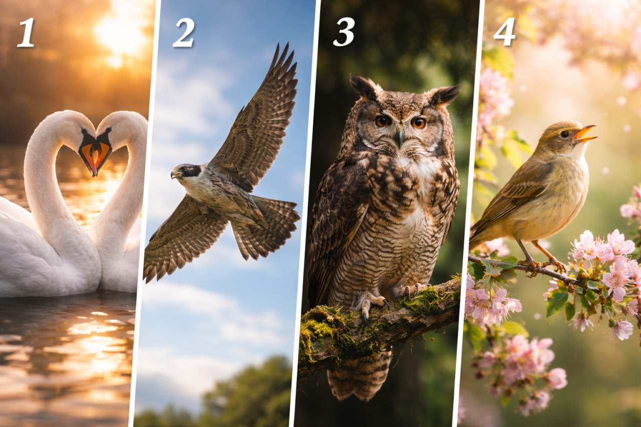 Выберите птицу - и узнайте, как вы ведёте себя, когда влюбляетесь