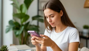 Человек читает сообщение в мессенджере и задумчиво анализирует текст на экране смартфона — концепция знаков зодиака, которые ищут скрытый смысл в переписке