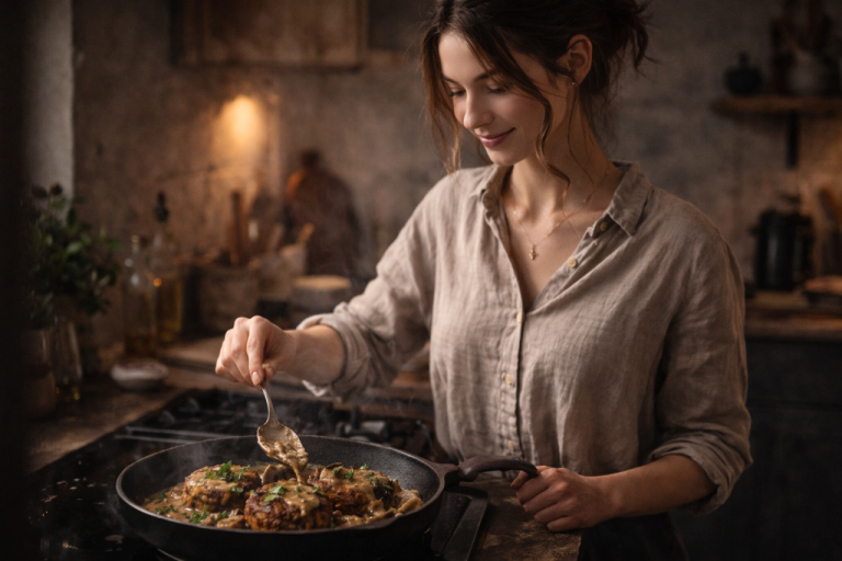 Постное меню без скуки: котлеты из чечевицы с грибной подливой