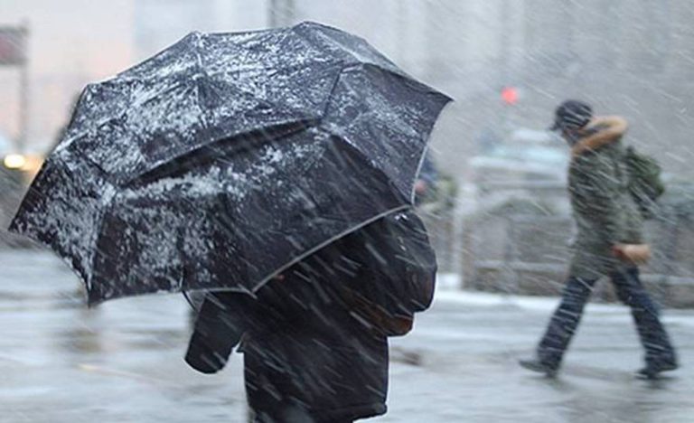 В понедельник в Латвии будет пасмурная погода и мокрый снег