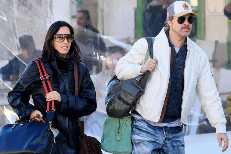 Брэда Питта впервые за долгое время засняли с девушкой Инес де Рамон