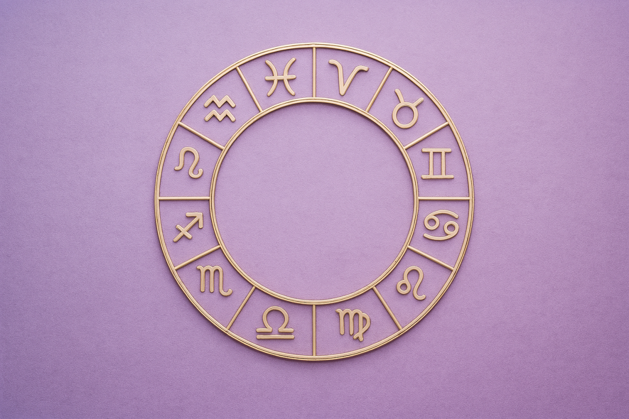 зодиакальный круг с символами всех 12 знаков зодиака на светлом фоне, гороскоп на 24 февраля 2026 года, вторник