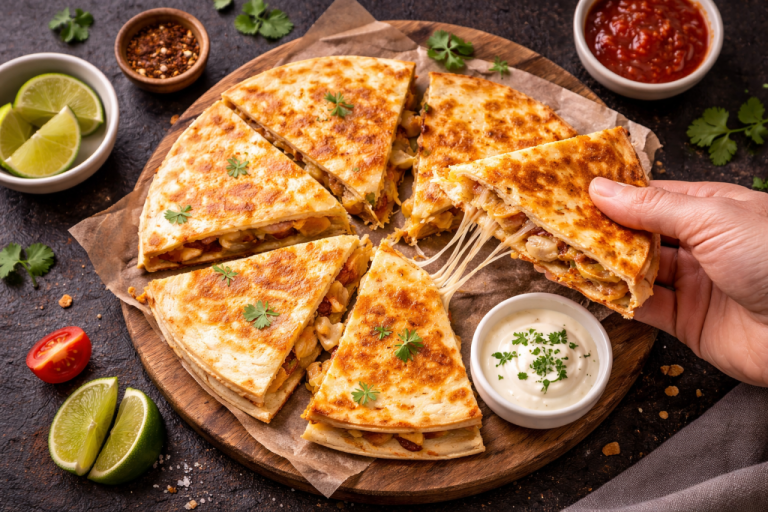 Перекус к сериалу: кесадилья, которую удобно есть руками, без крошек по всей квартире (+ опрос))