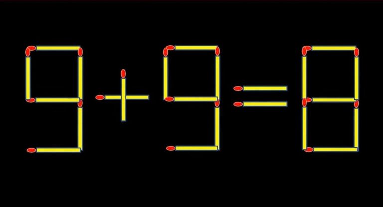 🧩 Тест на остроту зрения: куда переложить 1 спичку, чтобы спасти мир математики?