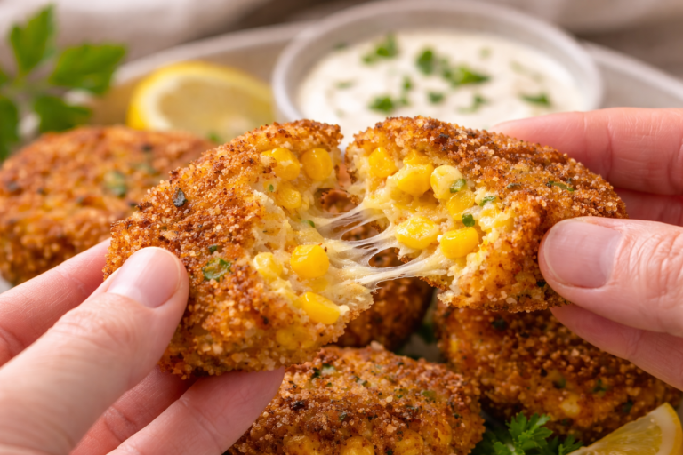 Что приготовить из 2 яиц и банки кукурузы: хрустящие котлетки за 12 минут