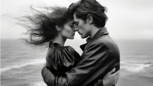 Пара спокойно разговаривает; партнёры уважают личное пространство; доверие и эмоциональная близость в отношениях.