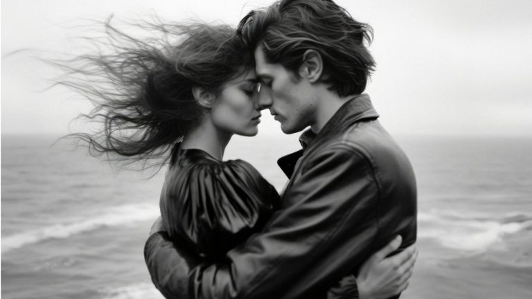 Пара спокойно разговаривает; партнёры уважают личное пространство; доверие и эмоциональная близость в отношениях.