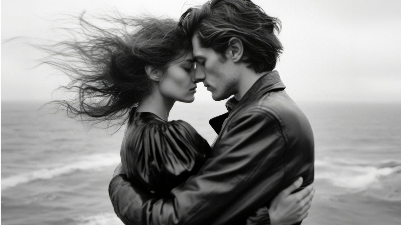 Пара спокойно разговаривает; партнёры уважают личное пространство; доверие и эмоциональная близость в отношениях.