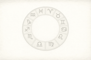Гороскоп на 9 февраля 2026 года — зодиакальный круг на нейтральном фоне, прогноз на понедельник для всех знаков зодиака