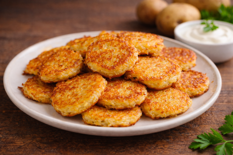 Что приготовить, если дома только картошка: мини-драники за 15 минут
