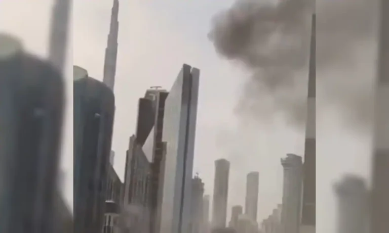 Взрывы в финансовом центре Дубая: обломки перехваченного дрона повредили здание