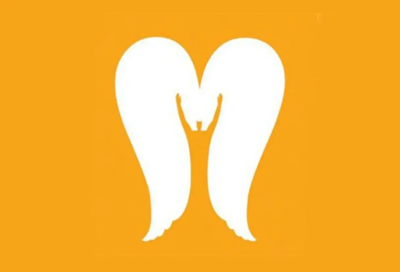 оптическая иллюзия: крылья ангела и силуэт человека - психологический тест личности