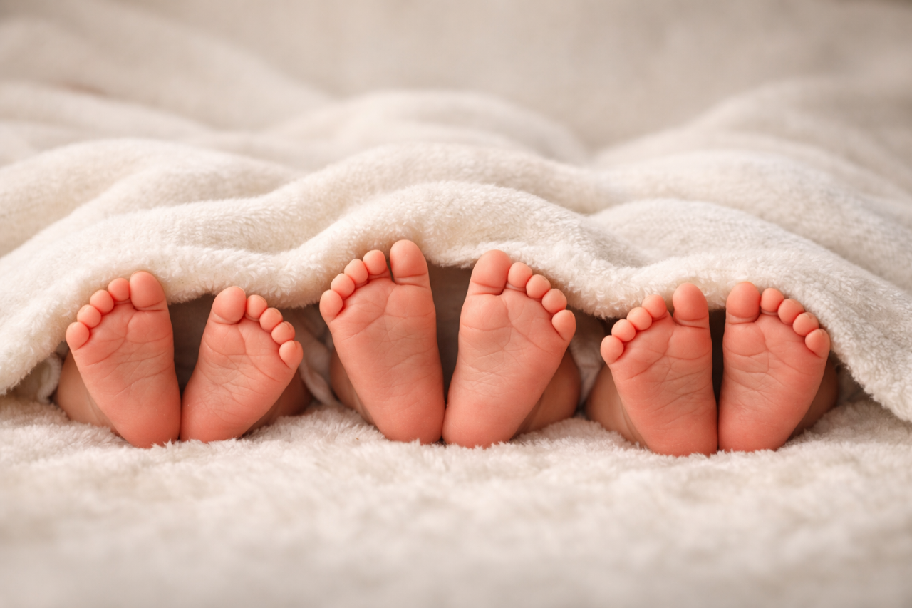 В Латвии родились вторые тройняшки за год - редкое и трогательное событие