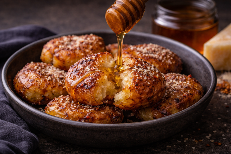 Рецепт картофеля с hot honey и пармезаном, который выглядит дороже своих продуктов