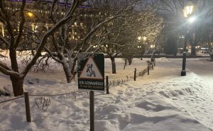 Даугава снова выходит из берегов: ледовый затор под Екабпилсом топит дачные поселки