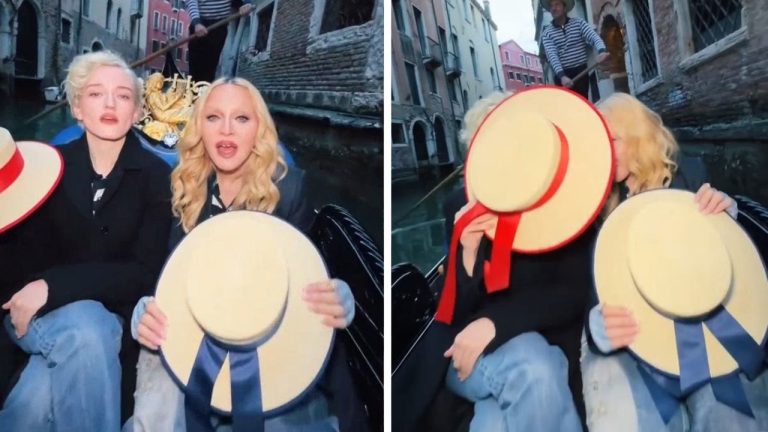 Мадонна и Джулия Гарнер воссоздали культовую сцену «Like a Virgin» в гондоле в Венеции