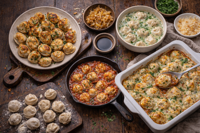 Что приготовить, если в холодильнике только пачка пельменей: 8 идей на скорую руку