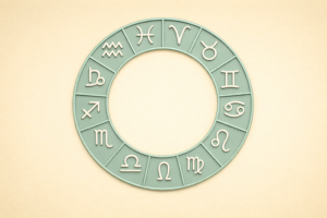 зодиакальный круг со знаками зодиака на мягком фоне — иллюстрация к гороскопу на 30 марта 2026 года.