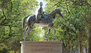 парк Сент-Джеймс в Лондоне рядом с Букингемским дворцом — место, где планируется установить памятник Елизавете II.