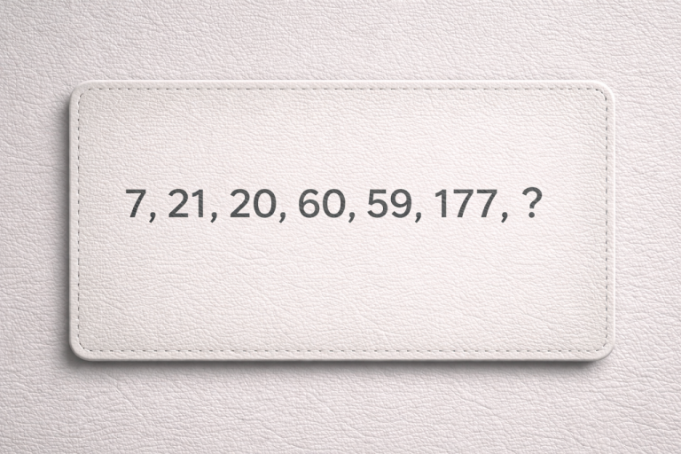 Тест на сообразительность за 30 секунд: какое число должно быть следующим