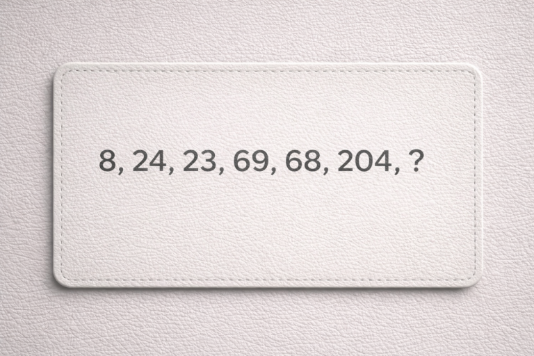 Тест на логику и собранность: какое число должно быть следующим
