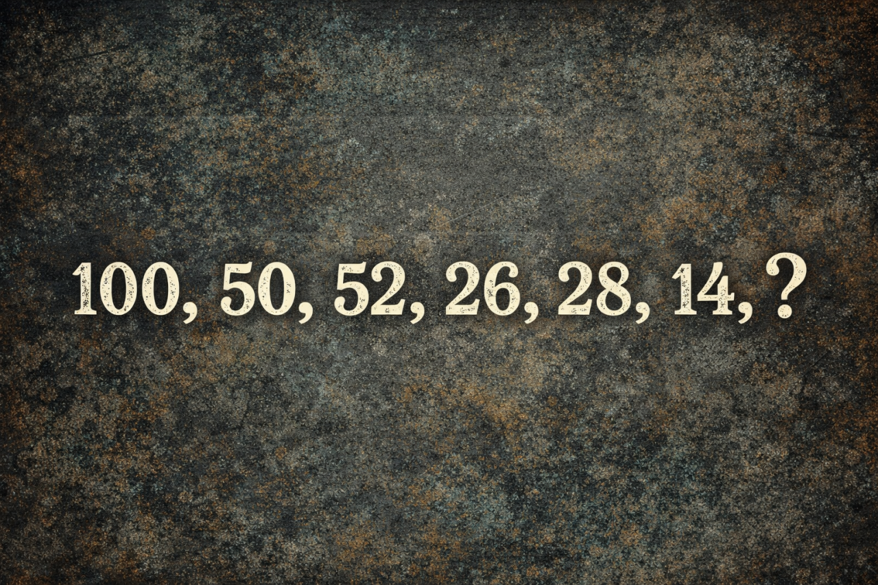 Стресс-тест для ума: продолжите числовую цепочку