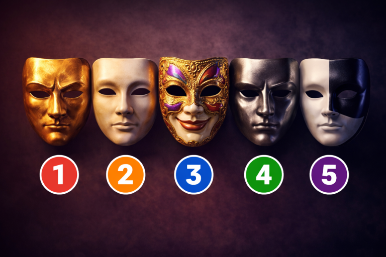 Тест: выберите маску - и узнайте, какую роль вы играете, чтобы вас принимали