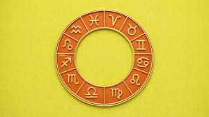 Зодиакальный круг с яркими акцентами, символизирующими новые возможности и открытые пути — гороскоп на 22 апреля 2026 года.