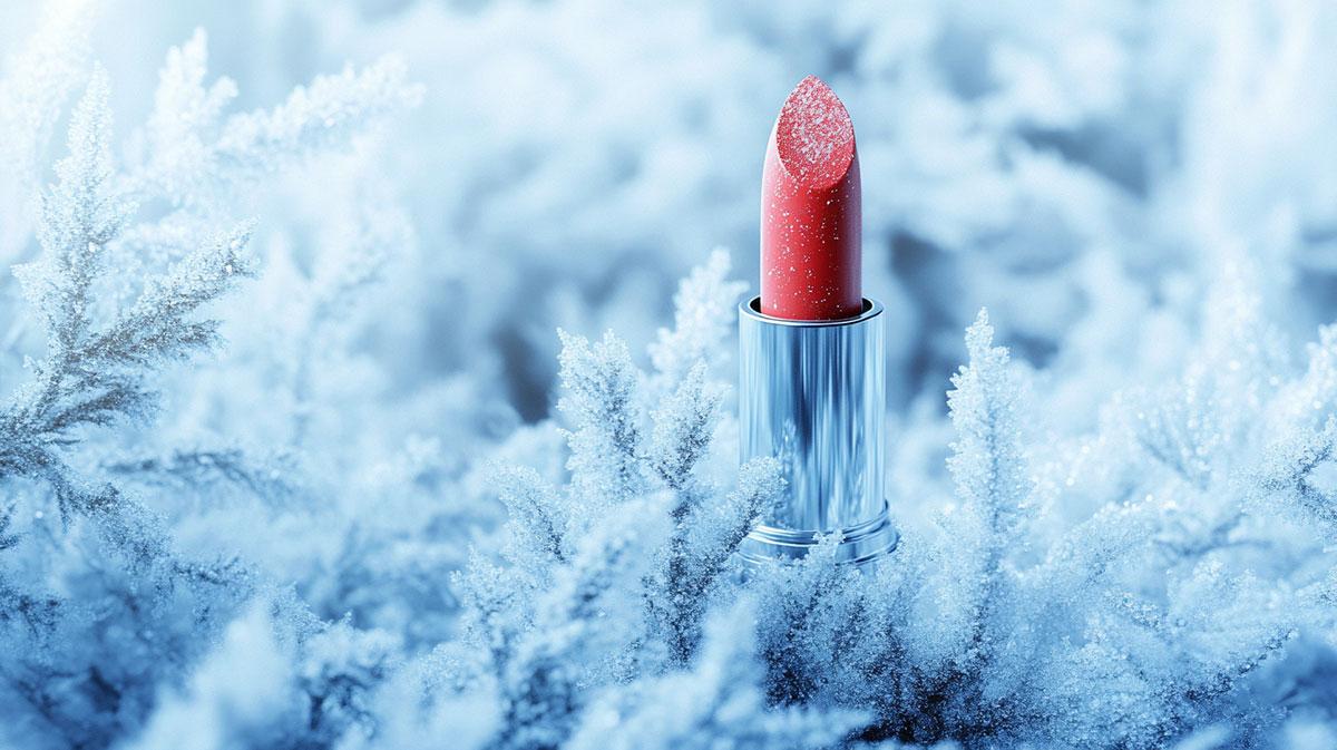 Женщина с натуральным макияжем губ в трендовых оттенках весны 2026 - мягкий контур, блеск и естественный эффект