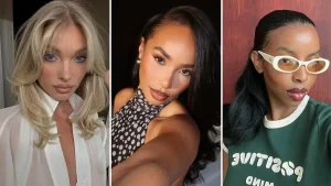 Женщина с натуральным макияжем губ в трендовых оттенках весны 2026 — мягкий контур, блеск и естественный эффект