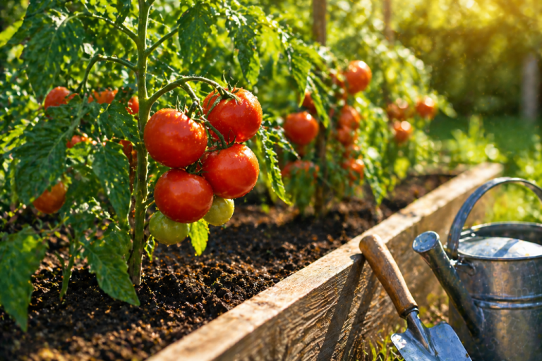 🍅 Идеальная грядка для томатов: схема посадки, которая увеличивает урожай и защищает от вредителей