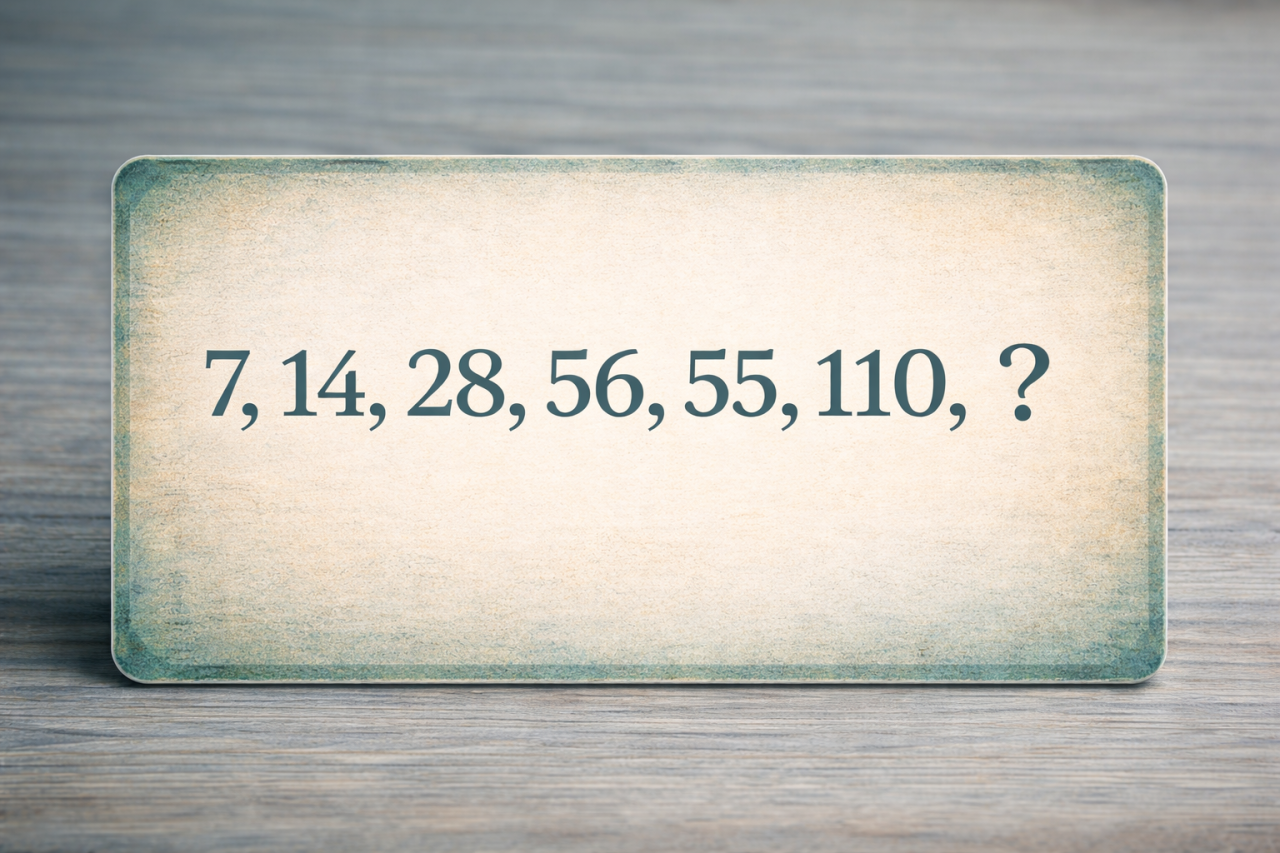 Проверьте свою сообразительность за 30 секунд: какое число должно быть следующим