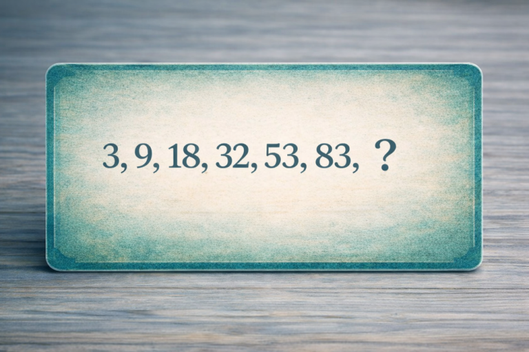 Сможете продолжить цепочку: тест на мышление, а не на удачу