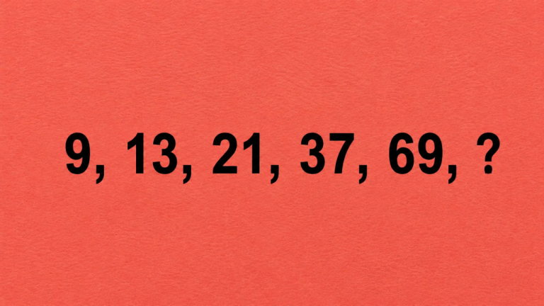 Проверьте себя за 20 секунд: сможете продолжить ряд 9, 13, 21, 37, 69