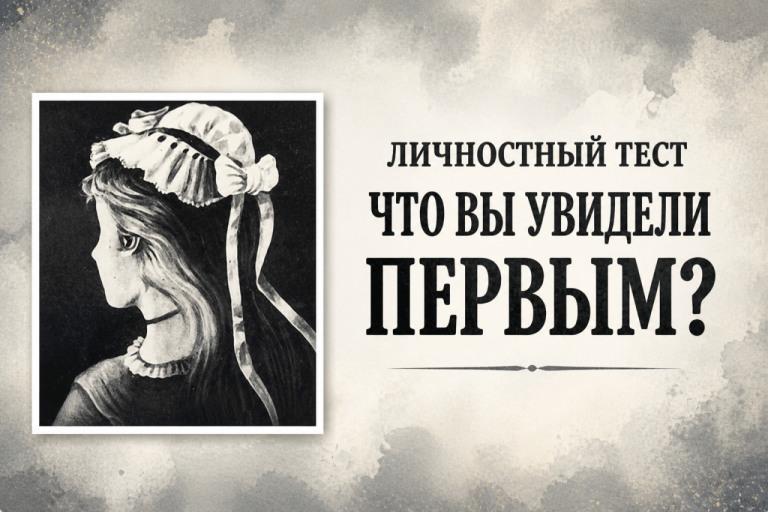 Психологи обожают эту иллюзию: первое увиденное связано с вашим мышлением