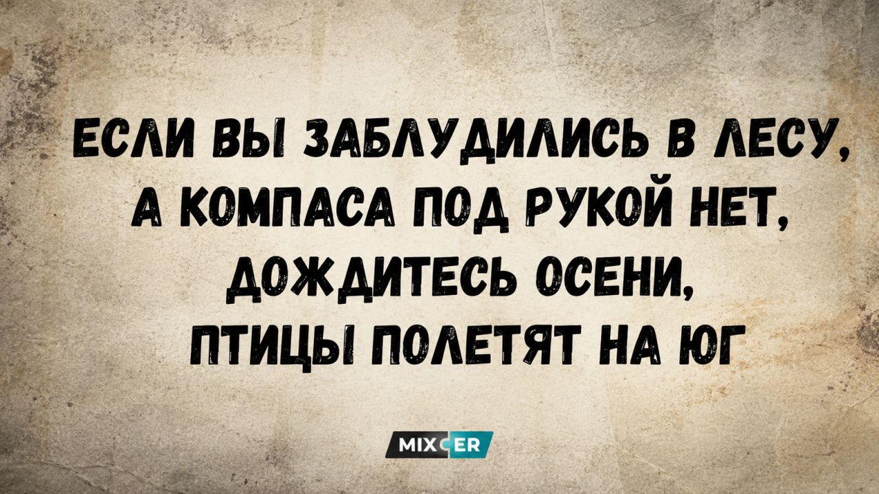Юмор за день и компас
