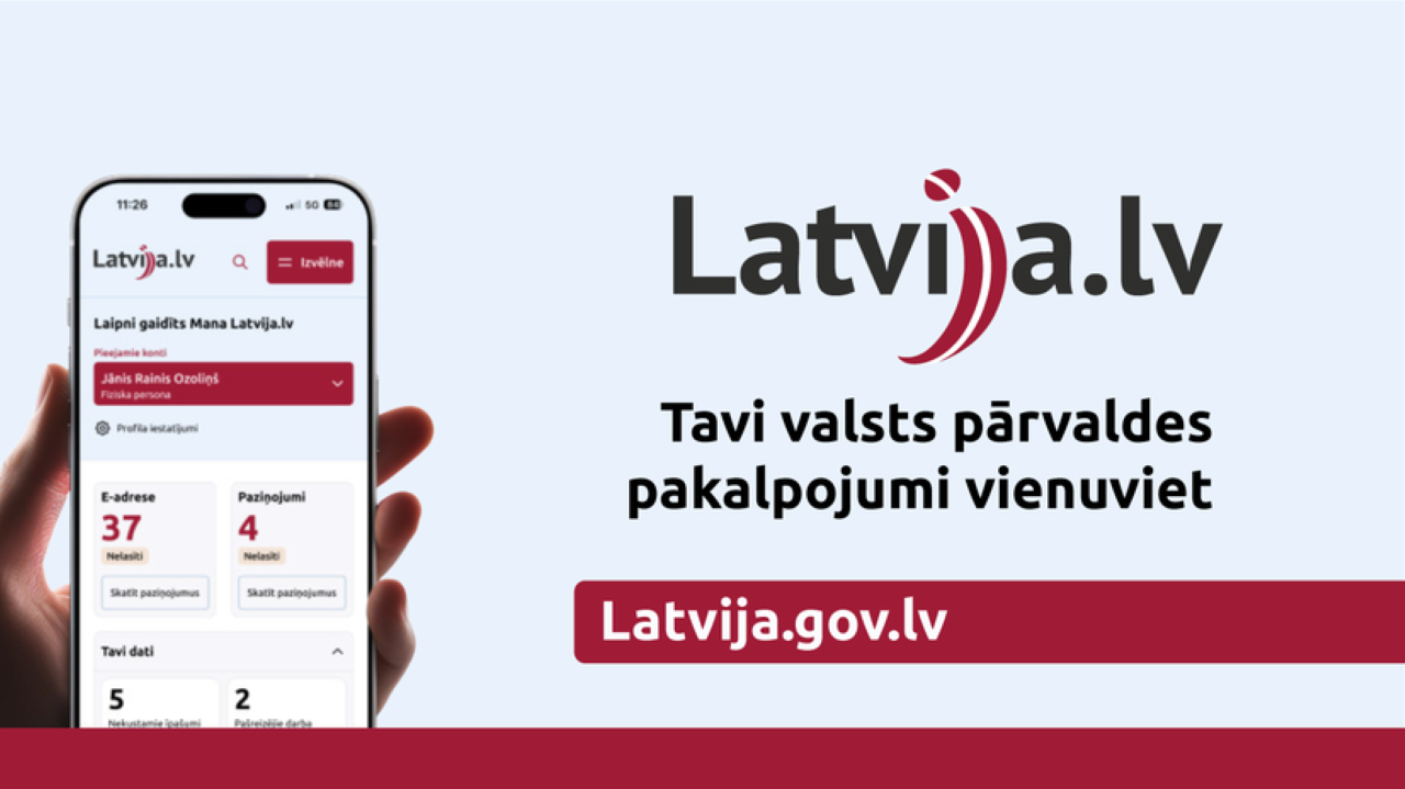 Сегодня портал Latvija.gov.lv будет недоступен - ведется много обновлений