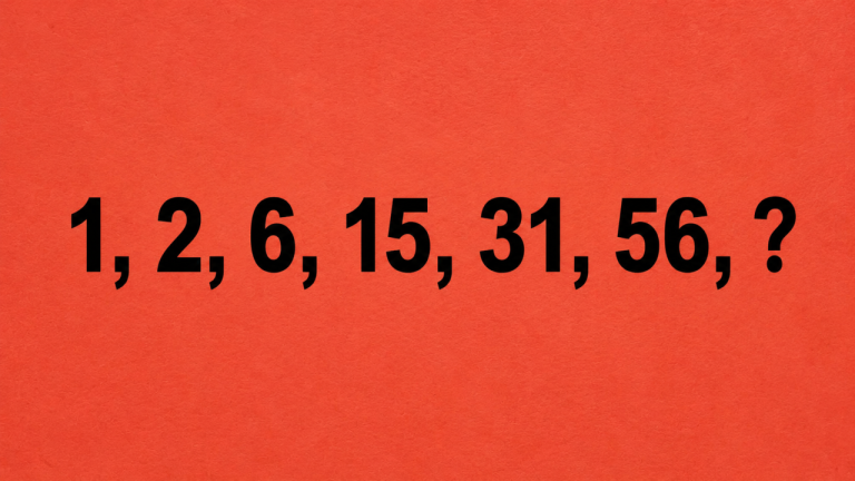1, 2, 6, 15, 31, 56, ?: найдите число за 20 секунд, пока мозг не усложнил задачу