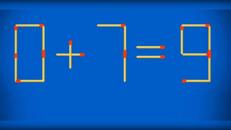 🧠 0 + 7 = 9? Головоломка со спичками, которая заставляет мозг «перезагрузиться»