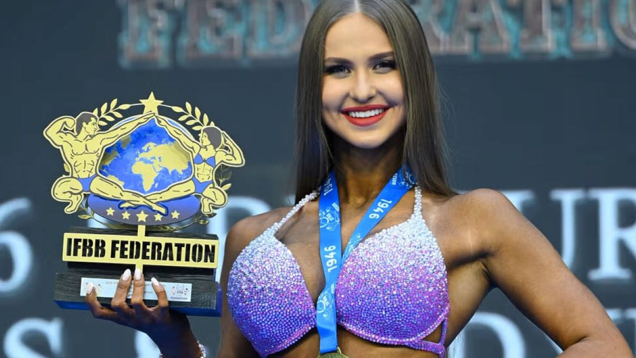 16-летняя рижанка Летиция Белова стала двукратной чемпионкой Европы по фитнесу