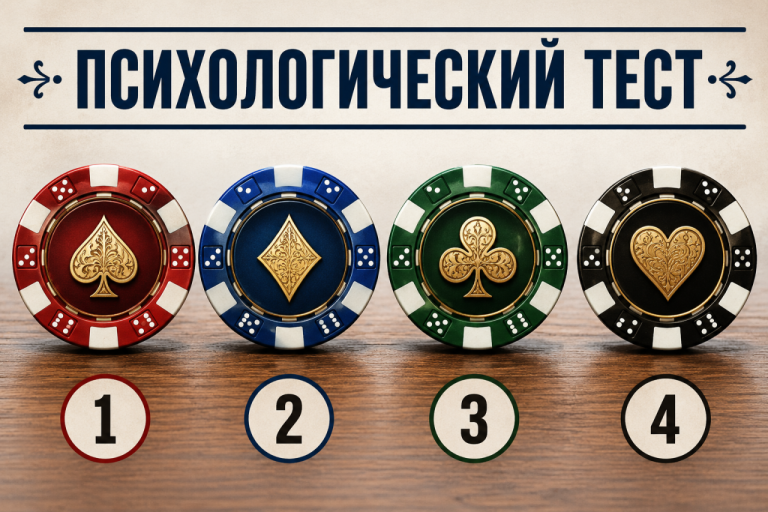 Выберите игральную фишку - и узнайте, как вы ведёте себя, когда судьба заставляет рисковать