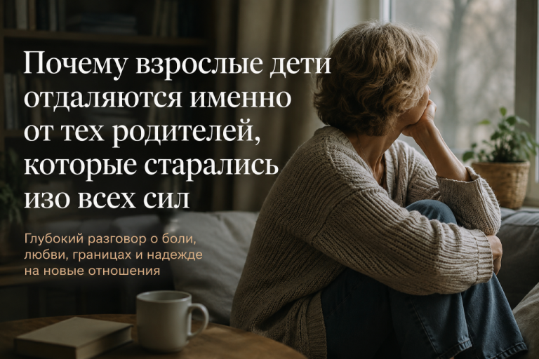 Почему взрослые дети отдаляются именно от тех родителей, которые старались изо всех сил