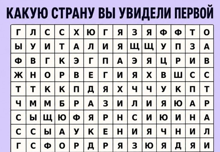 Тест: одна страна на таблице - и уже понятно, какой отдых вы заслуживаете
