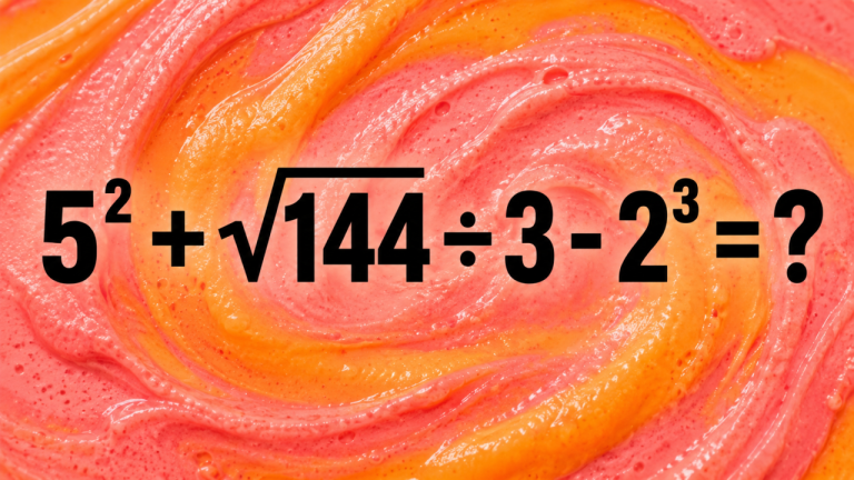 5² + √144 ÷ 3 - 2³ = ?: проверьте, как работает ваша голова в конце недели