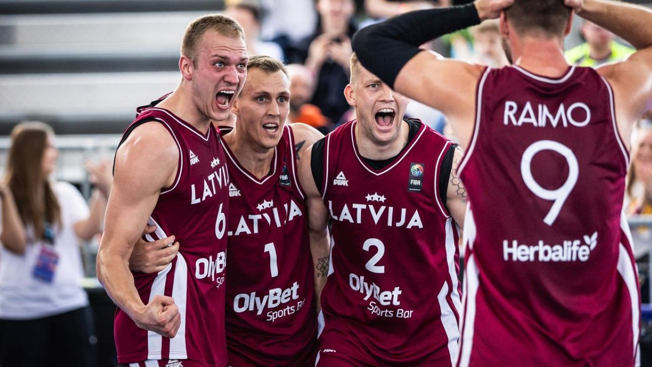 Есть золото! Сборная Латвии по баскетболу 3×3 впервые стала чемпионом мира