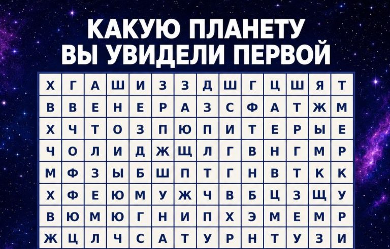 Тест: первая планета в этом хаосе букв - не случайность