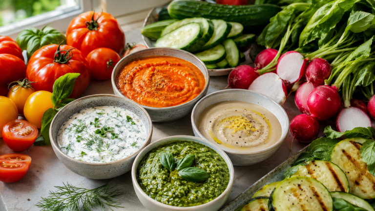 6 быстрых соусов к летним овощам: готовятся за 10 минут и делают вкус ярче